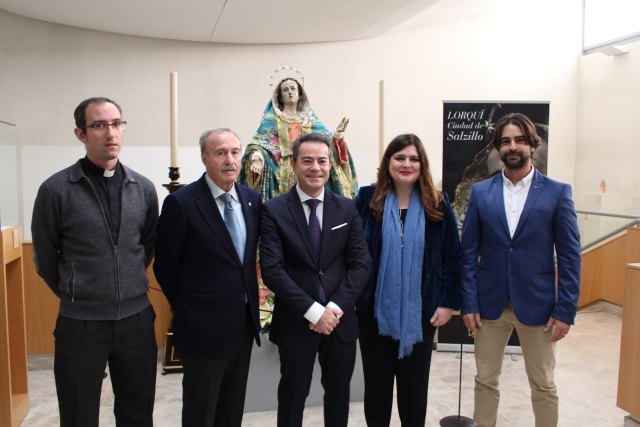 La Dolorosa de Salzillo de Lorquí se expone en el Museo de la capital con otras obras del escultor murciano